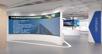 现代公司展厅3D模型下载